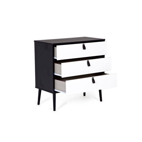 Marianne Chest 3 Drawer, Black by David Phillips | In Stock & Ready to Deliver