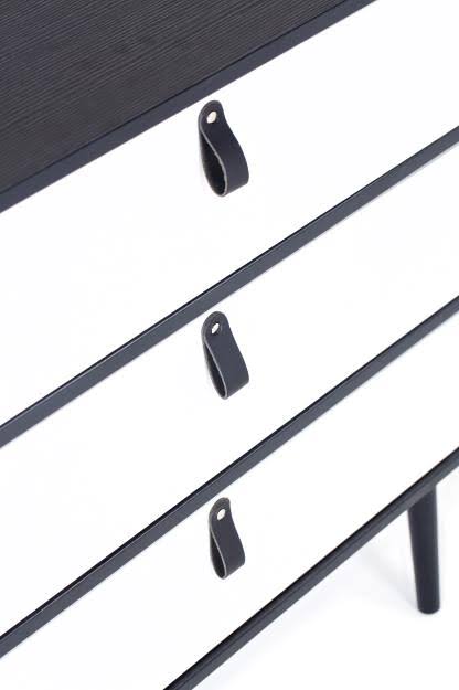 Marianne Chest 3 Drawer, Black by David Phillips | In Stock & Ready to Deliver