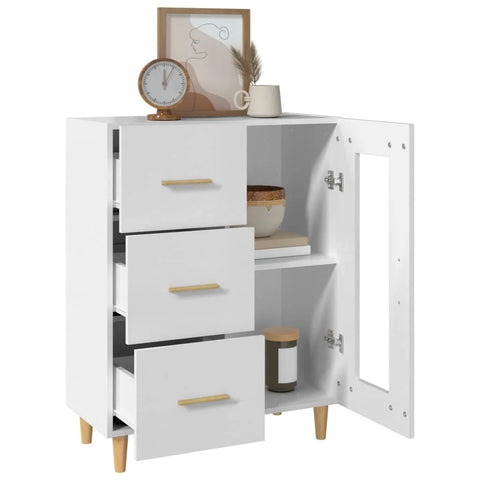 vidaXL Sideboard White 69,5x34x90 cm Engineered Wood