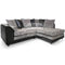 Furnishings For Less UK - Luca 3-4 Seater L Shaped Corner Sofa Fabric and Leather ...