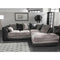 Furnishings For Less UK - Luca 3-4 Seater L Shaped Corner Sofa Fabric and Leather ...