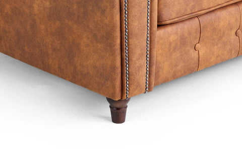 Oakland Sofa - Tan 2 Seater - 180 CM