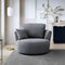ABAKUS Direct - Jumbo Swivel Chair Grey