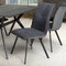 Shankar Ariel Linen Effect Dark Grey Dining Chair
