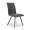 Shankar Ariel Linen Effect Dark Grey Dining Chair
