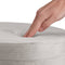 Tectake Ava Upholstered Velvet Look with Storage Space Stool - Light Grey