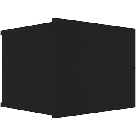 vidaXL Bedside Cabinets 2 Pcs Black 40x30x30 cm Chipboard