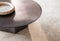 Gubi Epic Coffee Table, Round, 110 cm, Midnight Black Steel