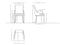 Manhattan Comfort Grand 2-Piece Beech Wood Faux Leather Upholstered Dining ...