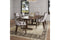 Manhattan Comfort Grand 2-Piece Beech Wood Faux Leather Upholstered Dining ...