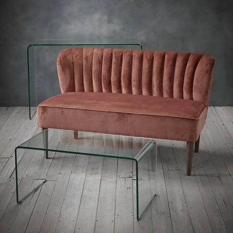 Azurro Lamp Table Glass