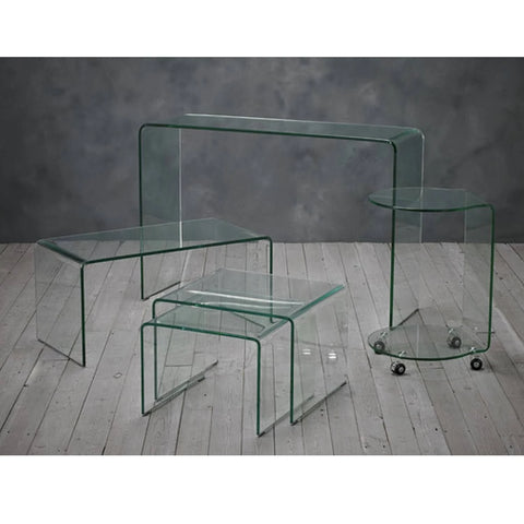 Azurro Lamp Table Glass