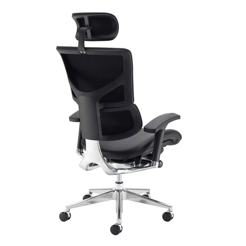 Dams International Double Back To Desk Adapt II White with Frame