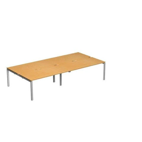 Dams International Double Back To Desk Adapt II White with Frame