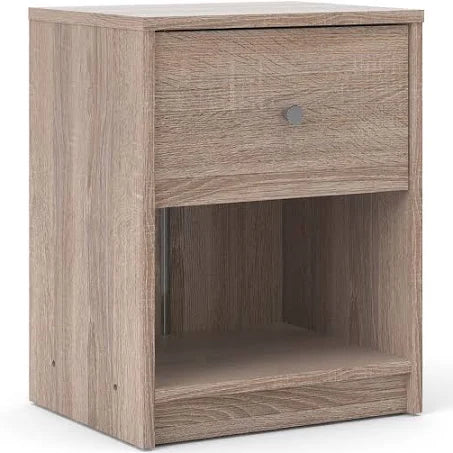 Furniture To Go | May, Truffle Oak, Bedside 1 Drawer