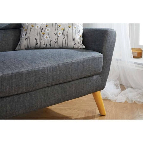 Birlea Lambeth Grey Medium Sofa