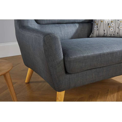 Birlea Lambeth Grey Medium Sofa