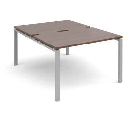 Dams Adapt II sliding top back to back desks 1200mm x 1600mm