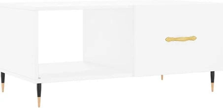 vidaXL Coffee Table White 90x50x40 cm Engineered Wood