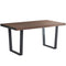 Dannis Dining Table with Marble Effect - MDF - L160 x W90 x H76 cm