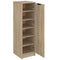vidaXL Modern Shoe Cabinet in Sleek Sonoma Oak - 30 x 35 x 100 cm - Engineered ...