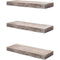 Sorbus 3 Tier Wall Mount Floating Shelves