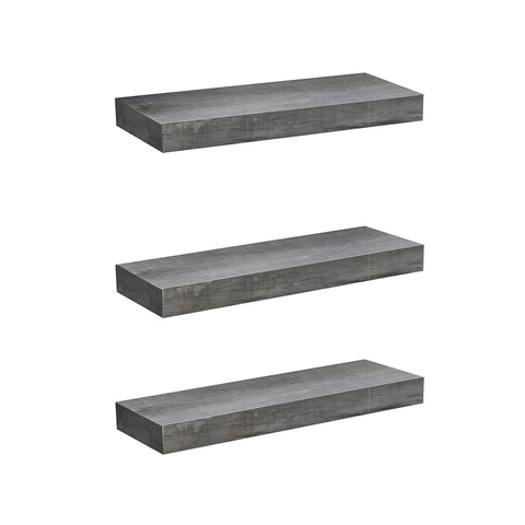 Sorbus 3 Tier Wall Mount Floating Shelves