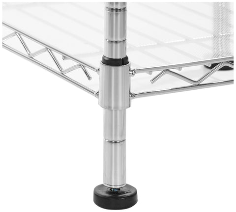 Amazon Basics Expandable Adjustable Metal Hanging Storage Organizer Rack Wardrobe ...