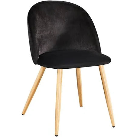 LPD Set of 2 Venice Dining Chairs Black