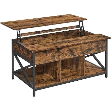 VASAGLE Coffee Table, Lift-Top Table Coffee Table For Living Room