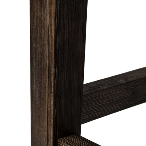 Maven Lane Adrien Saddle Bar Stool in White Oak Finish W/ Natural Fabric ...