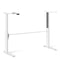 Prima Desk 150 cm in White with White Legs