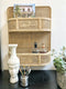 Nordal - Lucca Rattan Shelf
