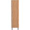 Seconique Leon 3 Door 2 Drawer Medium Oak Effect Wardrobe