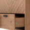 Seconique Leon 3 Door 2 Drawer Medium Oak Effect Wardrobe