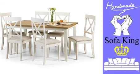 Davenport Rectangular Dining Table + 6 Davenport Chairs Set
