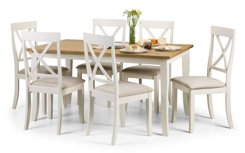 Davenport Rectangular Dining Table + 6 Davenport Chairs Set