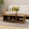 vidaXL Coffee Table White 110x50x34 cm Solid Pinewood