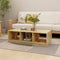 vidaXL Coffee Table White 110x50x34 cm Solid Pinewood