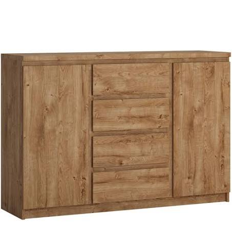 Fribo 2 door 4 drawer sideboard in Oak