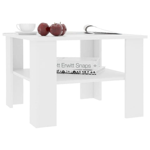vidaXL Coffee Table Concrete Grey 60x60x42 cm Chipboard