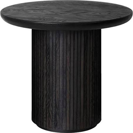 Gubi Moon Lounge Table | twentytwentyone Brown/Black Stained Veneer Oak Lacquered