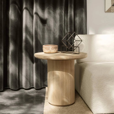 Gubi Moon Lounge Table | twentytwentyone Brown/Black Stained Veneer Oak Lacquered