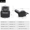 Afton Electric Fabric Recliner Chair - Charcoal