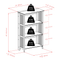 Winsome Wood Mission 4-Tier Shelf