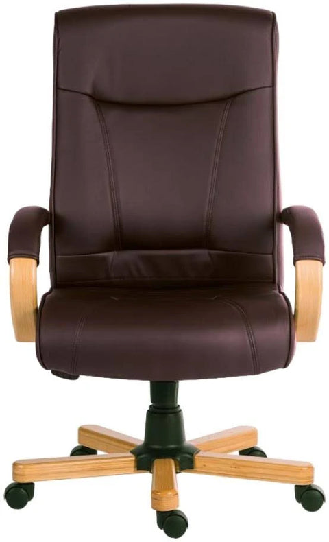 Teknik Brown Leather Executive Chair - Richmond