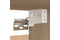 vidaXL 3 Piece TV Cabinet Set Sonoma Oak Chipboard