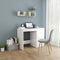 vidaXL Desk 100x50x76 cm Engineered Wood, High Gloss White