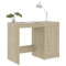 vidaXL Desk 100x50x76 cm Engineered Wood, High Gloss White