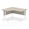Impulse 1400mm Left Crescent Desk Cantilever Leg Oak / Black